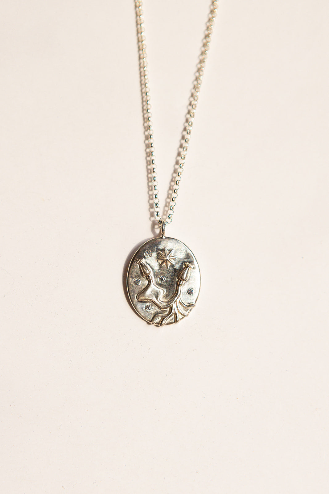 "the star" tarot pendant necklace
