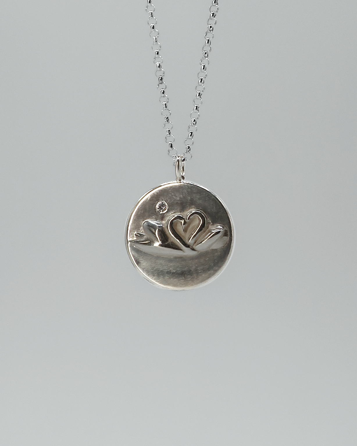 "the lovers" tarot pendant necklace