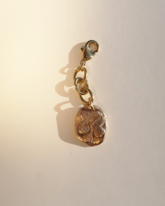 clover coin charm