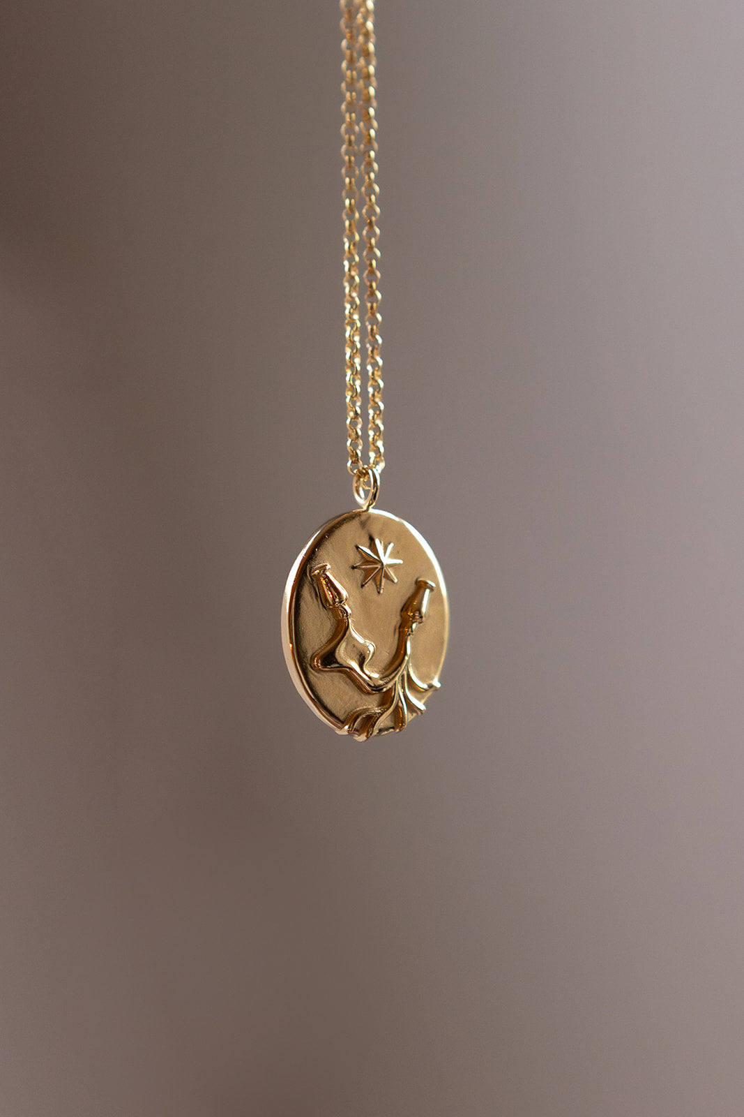 "the star" tarot pendant necklace