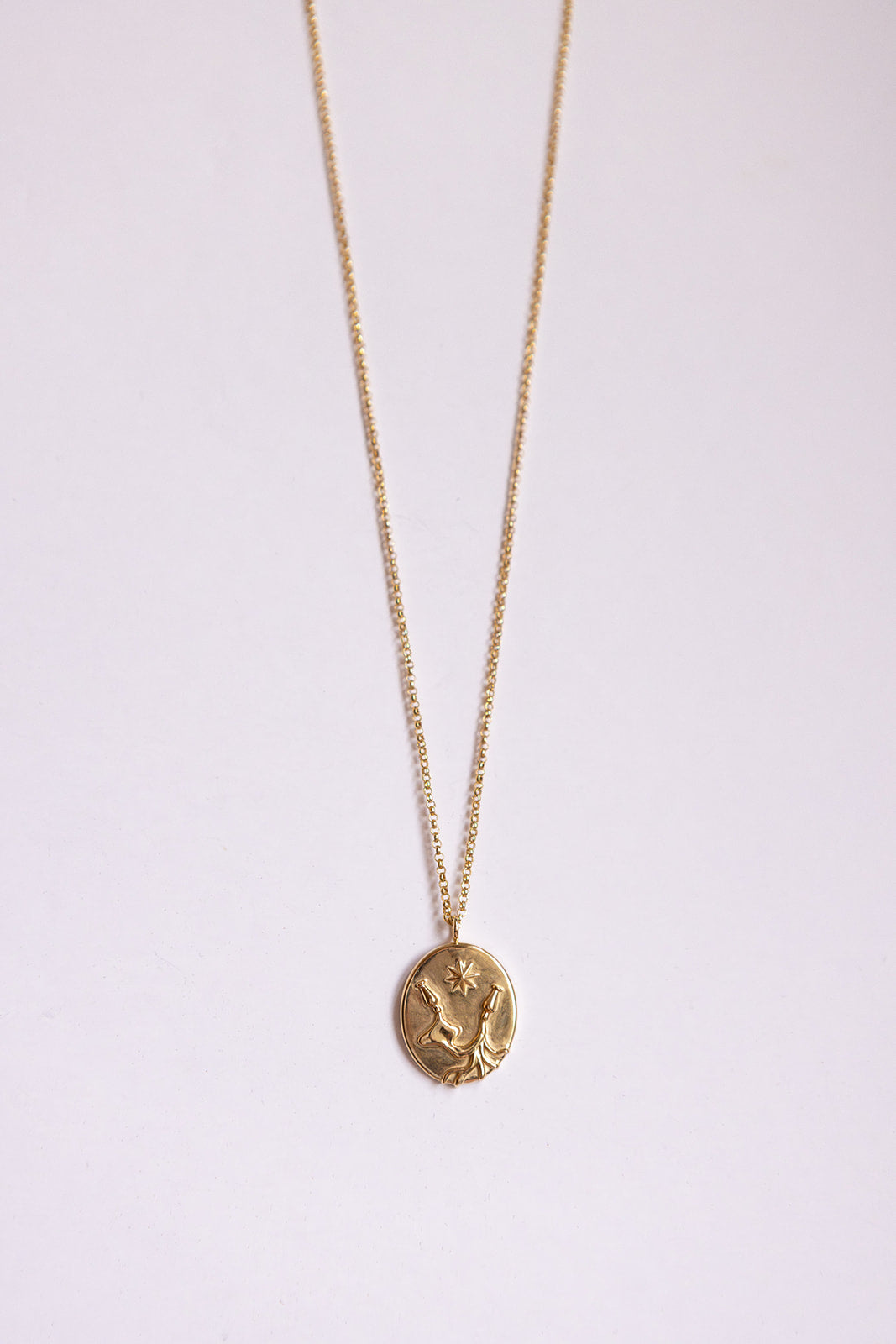 "the star" tarot pendant necklace