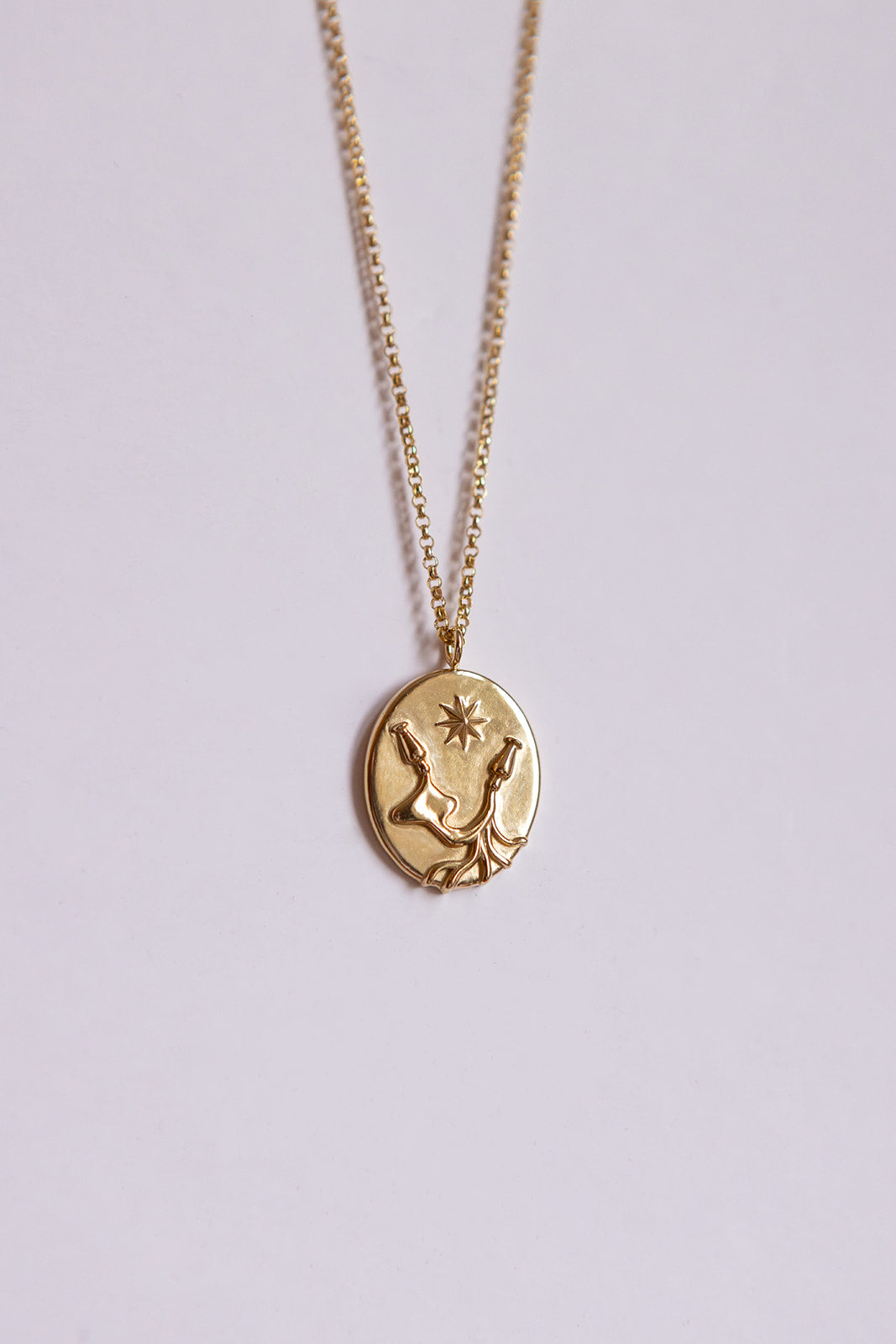 "the star" tarot pendant necklace