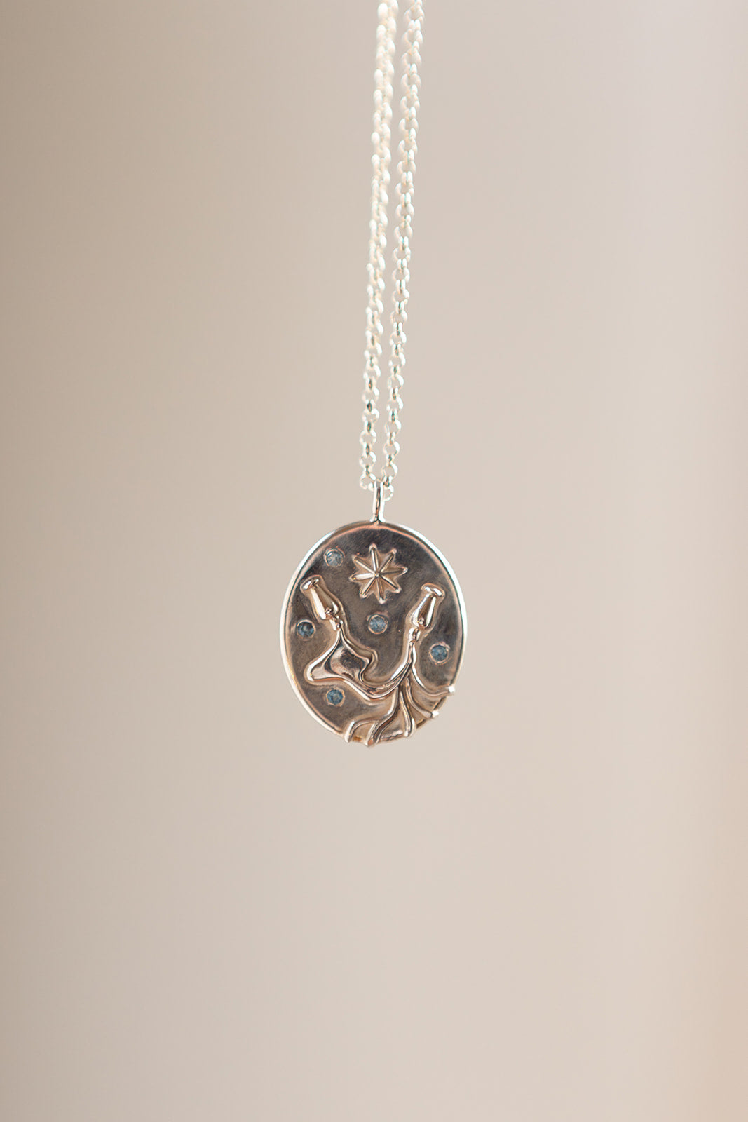 "the star" tarot pendant necklace
