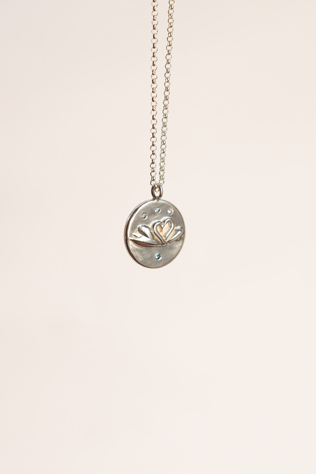 "the lovers" tarot pendant necklace
