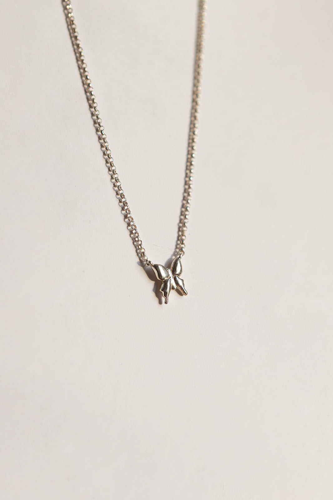 butterfly messenger necklace