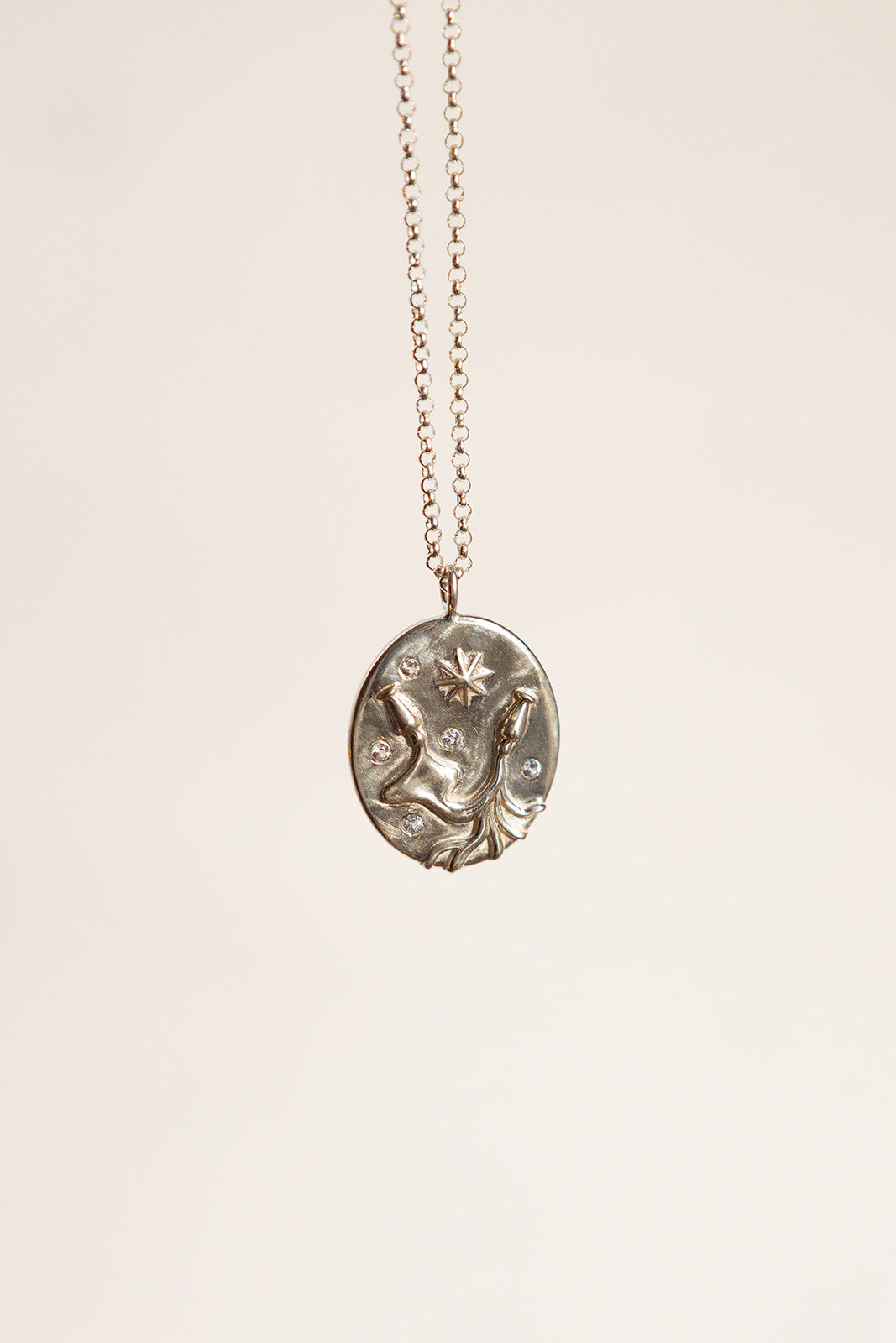 "the star" tarot pendant necklace