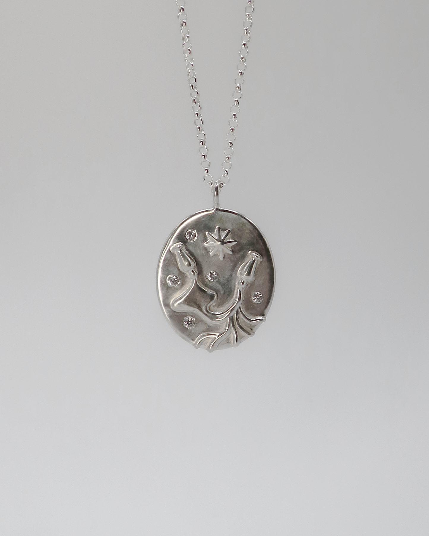 "the star" tarot pendant necklace